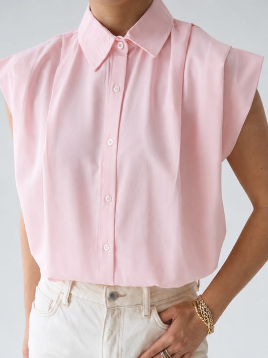 Blush breeze blouse