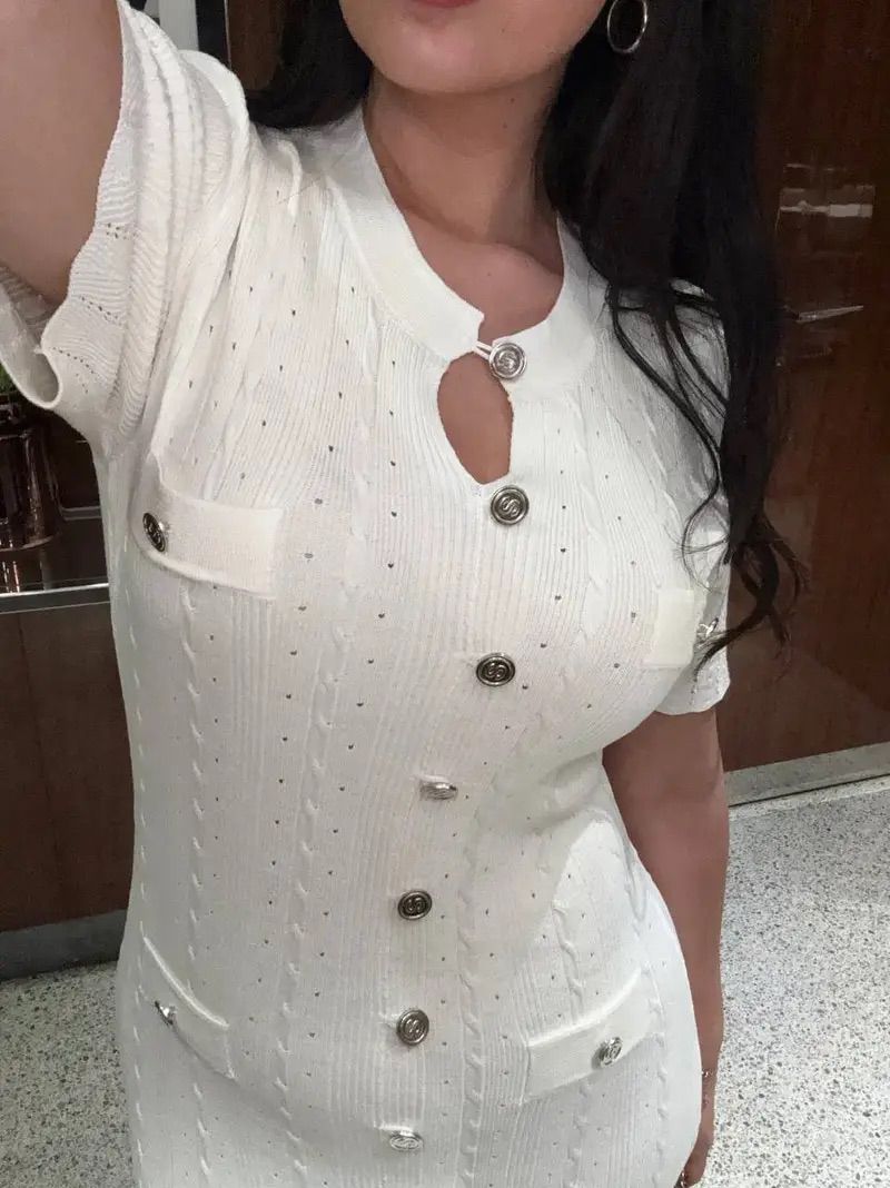 The Softline Button Dress