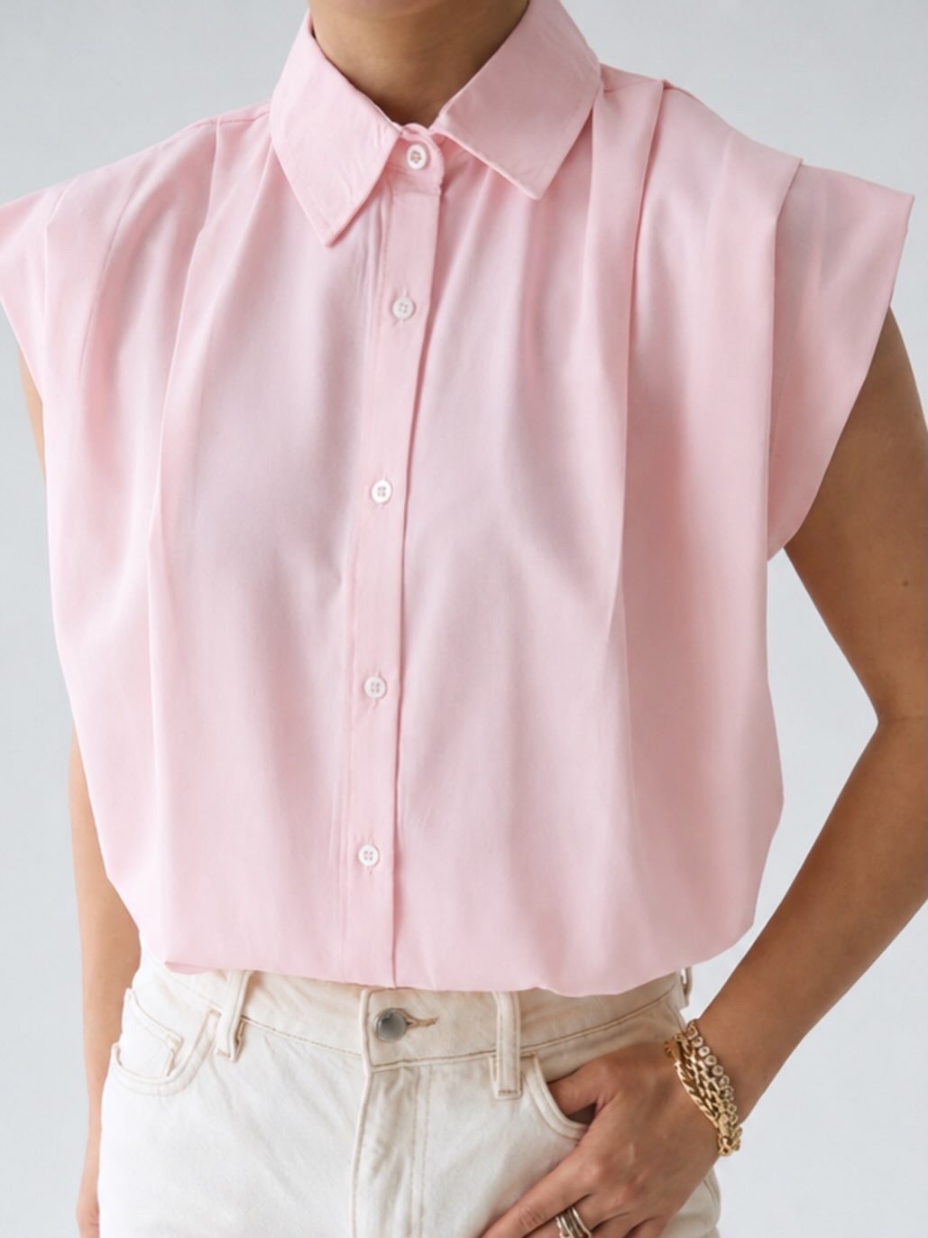 Blush breeze blouse