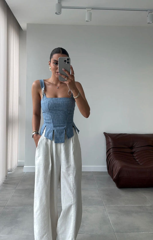 Santorini Corset Top