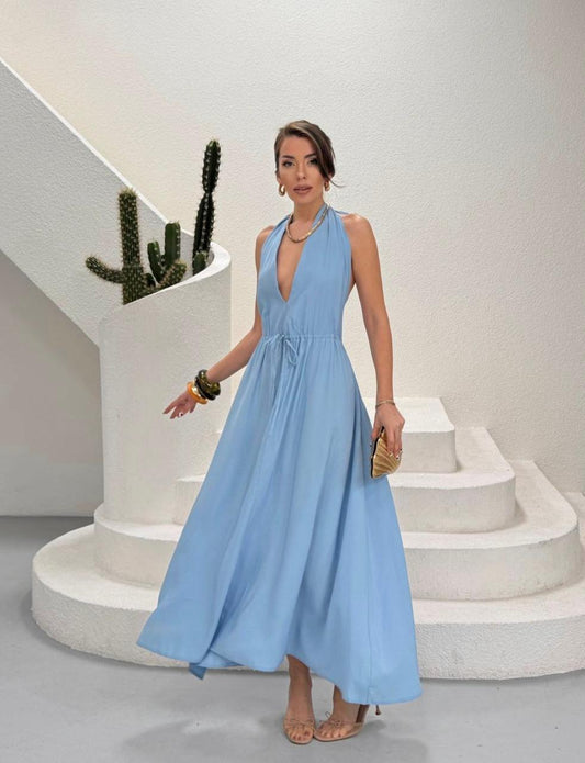Sky Breeze maxi dress