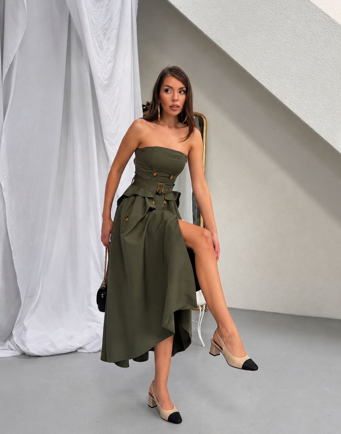 Olive Royale Dress