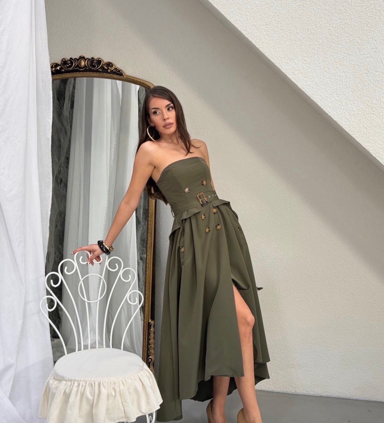 Olive Royale Dress