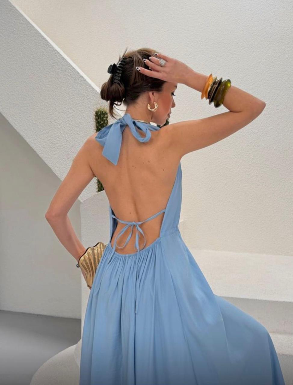 Sky Breeze maxi dress